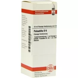 PULSATILLA Diluição D 6, 20 ml