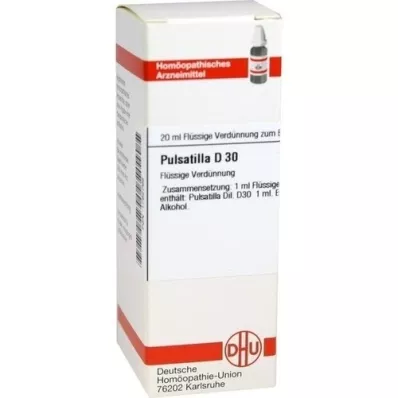 PULSATILLA Diluição D 30, 20 ml PULSATILLA Diluição D 30, 20 ml