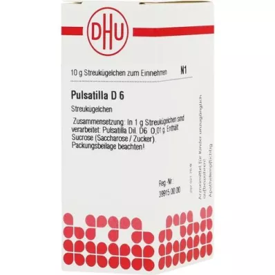 PULSATILLA D 6 glóbulos, 10 g
