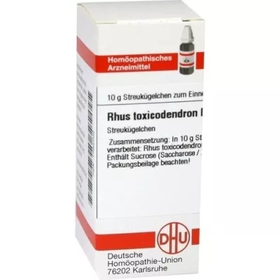 RHUS TOXICODENDRON D 3 glóbulos, 10 g