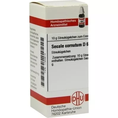 SECALE CORNUTUM D 6 glóbulos, 10 g SECALE CORNUTUM D 6 glóbulos, 10 g