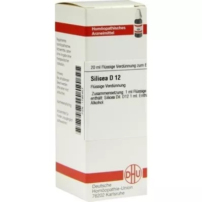 SILICEA Diluição D 12, 20 ml SILICEA Diluição D 12, 20 ml