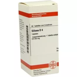 SILICEA D 4 comprimidos, 80 unidades