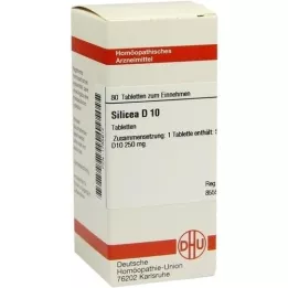 SILICEA D 10 comprimidos, 80 unidades