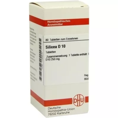 SILICEA D 10 comprimidos, 80 unidades