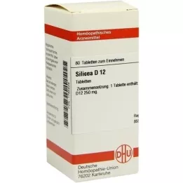 SILICEA D 12 comprimidos, 80 unidades