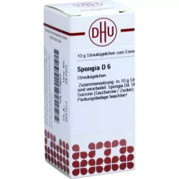 SPONGIA D 6 glóbulos, 10 g