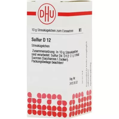 SULFUR D 12 glóbulos, 10 g SULFUR D 12 glóbulos, 10 g