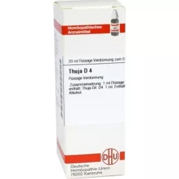 THUJA Diluição D4, 20 ml
