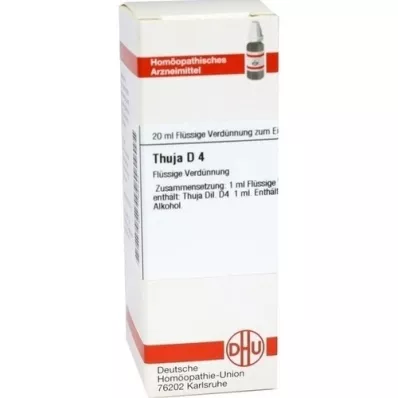 THUJA Diluição D4, 20 ml