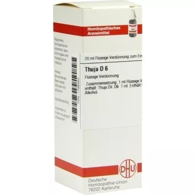 THUJA Diluição D 6, 20 ml