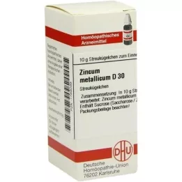 ZINCUM METALLICUM D 30 glóbulos, 10 g