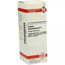 ZINCUM VALERIANICUM Diluição D4, 20 ml