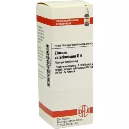 ZINCUM VALERIANICUM Diluição D 6, 20 ml
