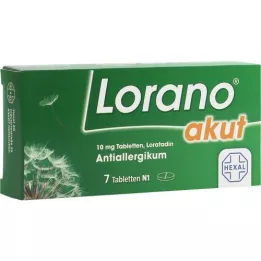 LORANO comprimidos agudos, 7 unidades