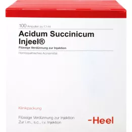 ACIDUM SUCCINICUM INJEEL Ampolas, 100 unidades