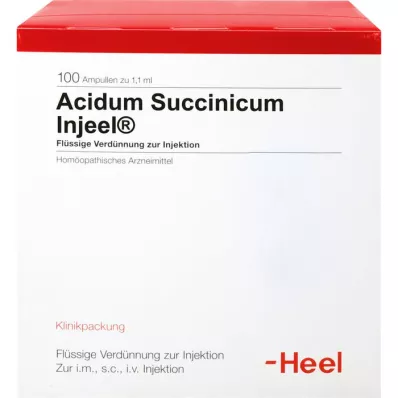ACIDUM SUCCINICUM INJEEL Ampolas, 100 unidades ACIDUM SUCCINICUM INJEEL Ampolas, 100 unidades