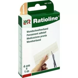 RATIOLINE curativo rápido sensível 4 cm x 1 m, 1 peça