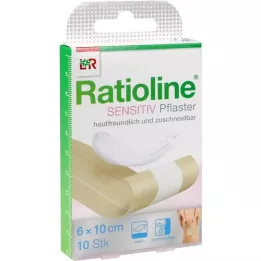 RATIOLINE curativo rápido sensível 6 cm x 1 m, 1 peça