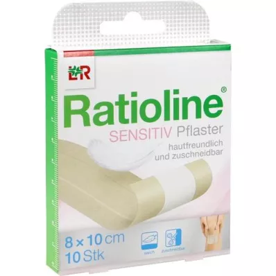 RATIOLINE curativo rápido sensível 8 cm x 1 m, 1 peça