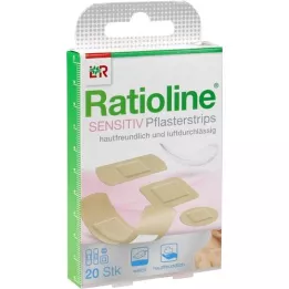 RATIOLINE tiras de gesso sensíveis em 4 tamanhos, 20 peças