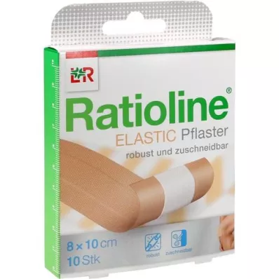 RATIOLINE curativo elástico rápido 8 cmx1 m, 1 peça RATIOLINE curativo elástico rápido 8 cmx1 m, 1 peça