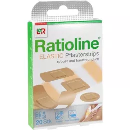 RATIOLINE tiras elásticas de gesso em 4 tamanhos, 20 peças