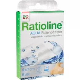 RATIOLINE rebocos de chuveiro aqua 5x7 cm, 5 unid