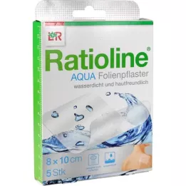 RATIOLINE rebocos de chuveiro aqua 8x10 cm, 5 unid