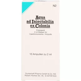 AQUA AD ampolas iniectabilia ex Colonia, 10X2 ml