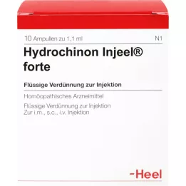 HYDROCHINON Ampolas Injeel forte, 10 unid