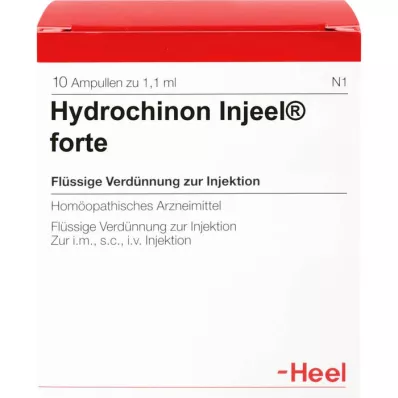 HYDROCHINON Ampolas Injeel forte, 10 unid HYDROCHINON Ampolas Injeel forte, 10 unid
