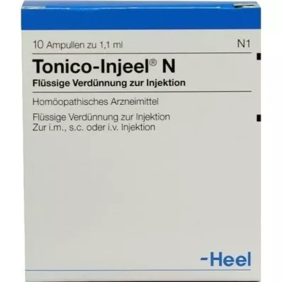 TONICO Ampolas Injeel N, 10 unid