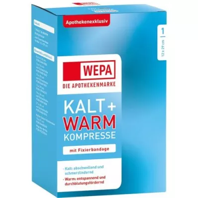 KALT-WARM Compressa 12x29 cm com faixa de fixação, 1 peça KALT-WARM Compressa 12x29 cm com faixa de fixação, 1 peça