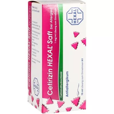 CETIRIZIN HEXAL Suco para alergias, 75 ml CETIRIZIN HEXAL Suco para alergias, 75 ml