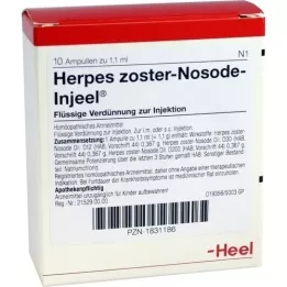 HERPES ZOSTER Ampolas Nosode Injeel, 10 unid