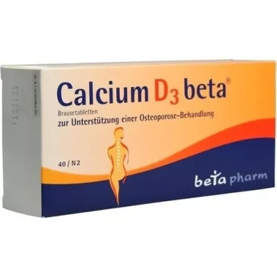CALCIUM Comprimidos efervescentes D3 beta, 40 unidades