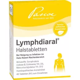 LYMPHDIARAL COMPRIMIDOS PARA GARGANTA, 40 unid