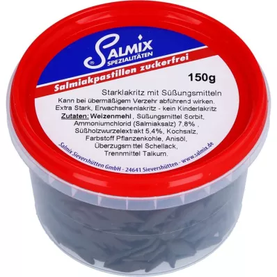 SALMIX Pastilhas de Salmiac sem açúcar, 150 g SALMIX Pastilhas de Salmiac sem açúcar, 150 g