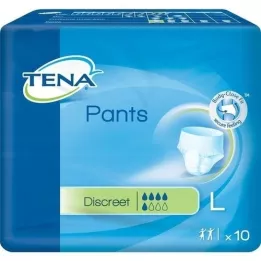 TENA PANTS Calças descartáveis discretas L 95-125 cm, 10 unid