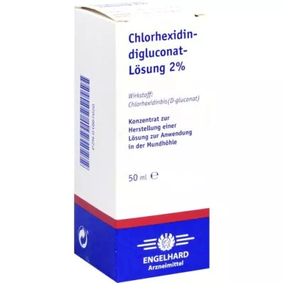 CHLORHEXIDINDIGLUCONAT Solução 2% concentrada, 50 ml CHLORHEXIDINDIGLUCONAT Solução 2% concentrada, 50 ml
