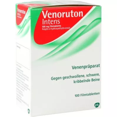 VENORUTON comprimidos revestidos por película Intens, 100 unidades