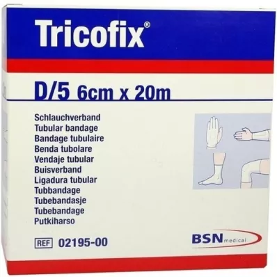 TRICOFIX Bandagem tubular tamanho D 6 cmx20 m, 1 peça TRICOFIX Bandagem tubular tamanho D 6 cmx20 m, 1 peça