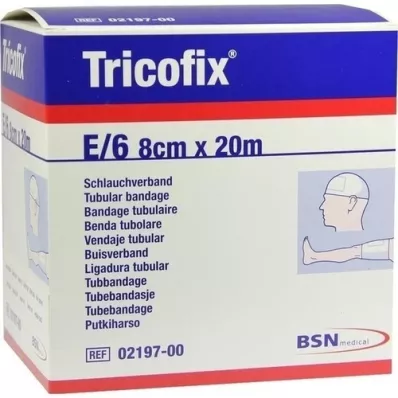 TRICOFIX Bandagem tubular tamanho E 8 cmx20 m, 1 peça