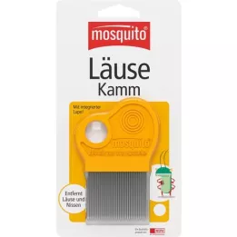 MOSQUITO Pente metálico com lupa, 1 peça