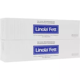 LINOLA creme gordo, 2X250 g