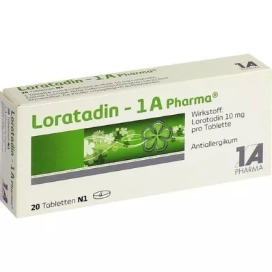 LORATADIN-Comprimidos 1A Pharma, 20 unidades LORATADIN-Comprimidos 1A Pharma, 20 unidades