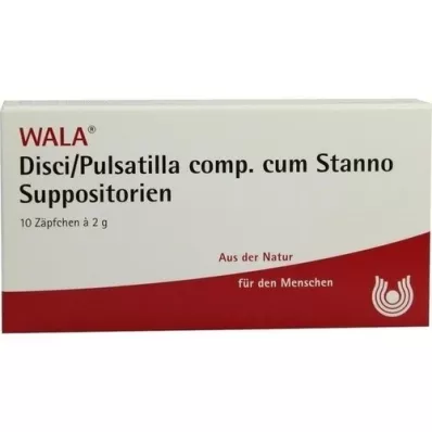 DISCI/Supositórios Pulsatilla comp.cum Stanno, 10X2 g