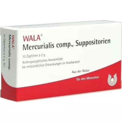 MERCURIALIS COMP.Supositórios, 10X2 g MERCURIALIS COMP.Supositórios, 10X2 g