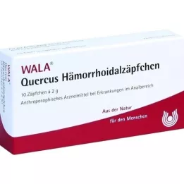 QUERCUS SUPOSITÓRIOS HEMORROIDAIS, 10X2 g
